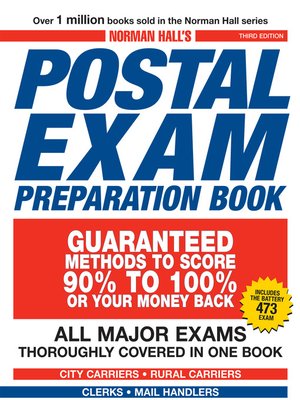 cover image of Norman Hall's Postal Exam Preparation Book